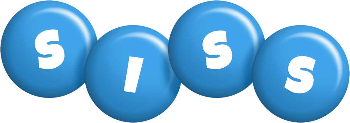 Siss candy-blue logo