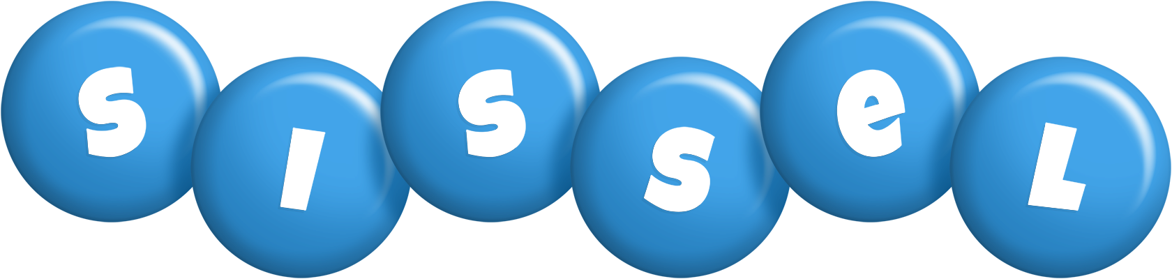 Sissel candy-blue logo