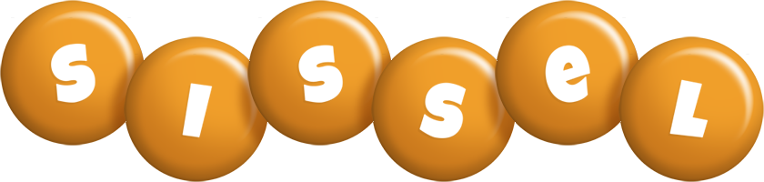 Sissel candy-orange logo