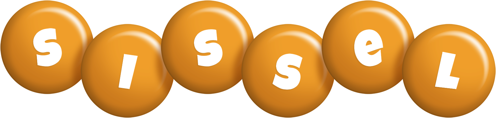 Sissel candy-orange logo