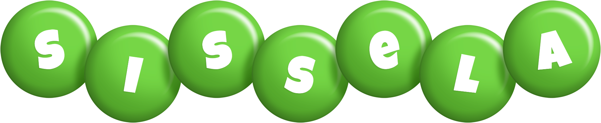 Sissela candy-green logo