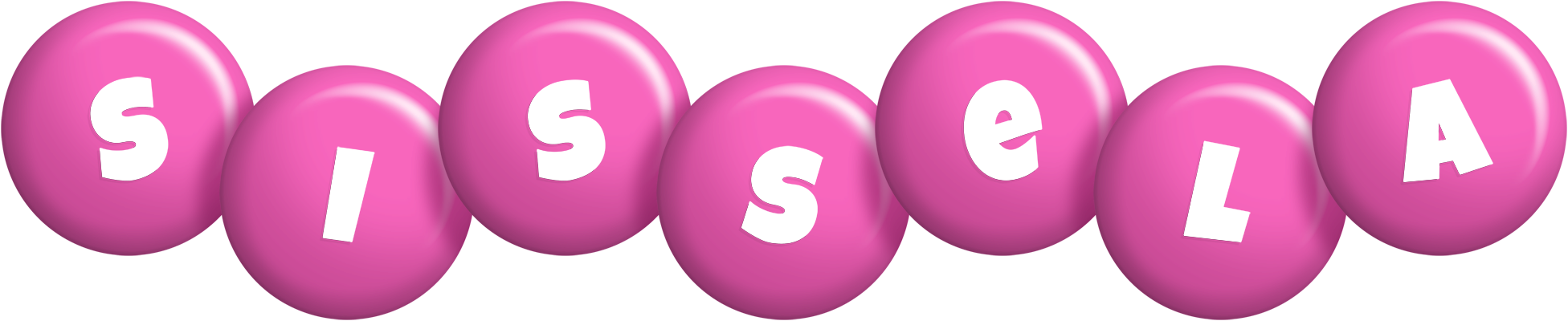 Sissela candy-pink logo