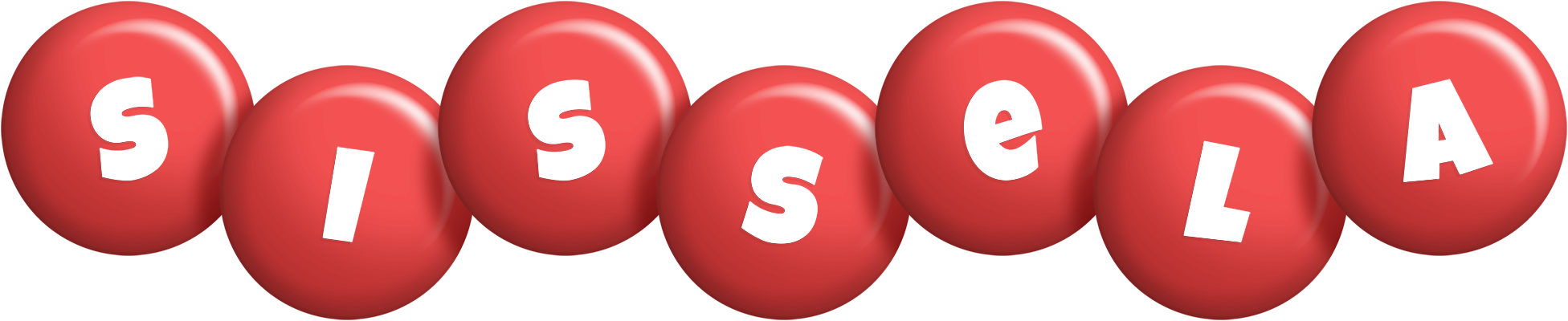 Sissela candy-red logo