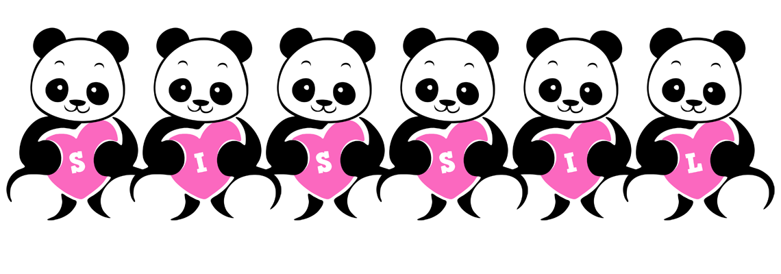 Sissil love-panda logo
