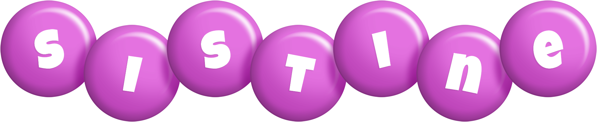 Sistine candy-purple logo