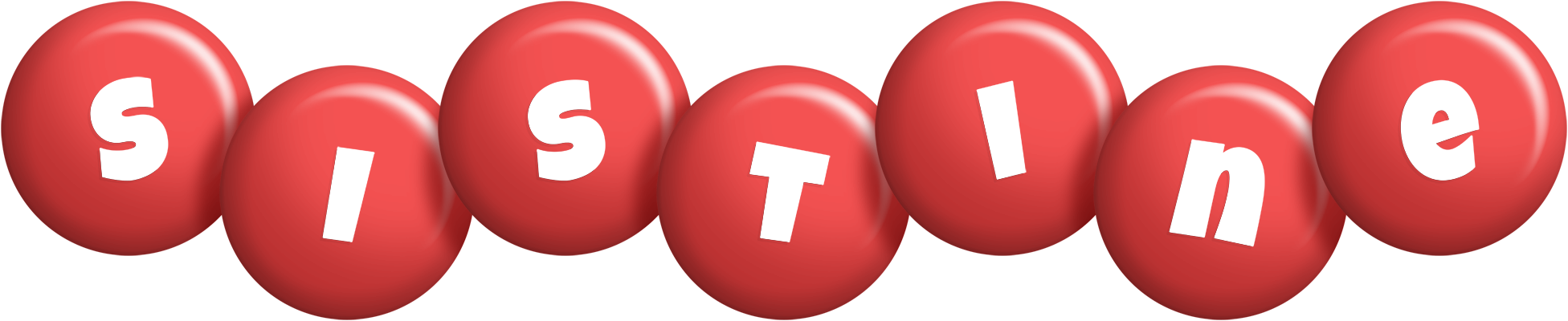 Sistine candy-red logo