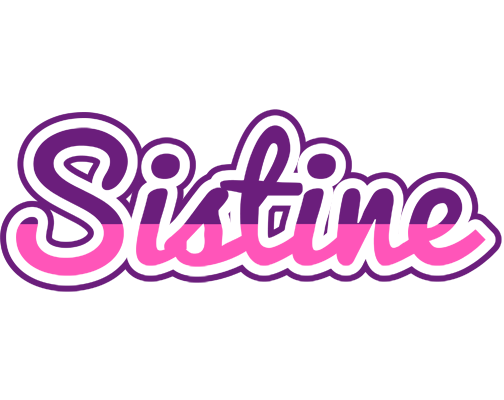 Sistine cheerful logo