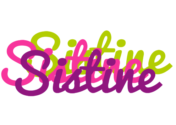 Sistine flowers logo