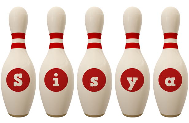 Sisya bowling-pin logo