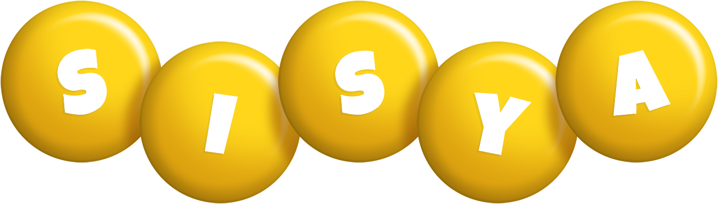 Sisya candy-yellow logo