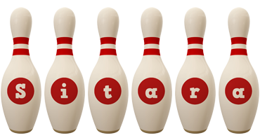 Sitara bowling-pin logo
