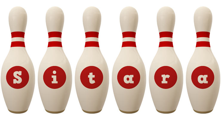 Sitara bowling-pin logo