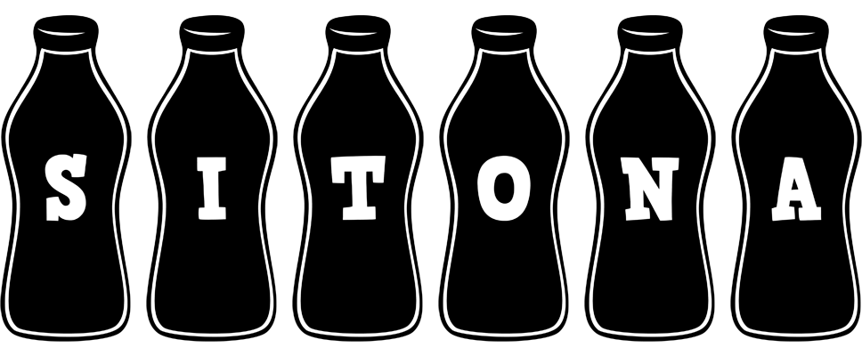 Sitona bottle logo