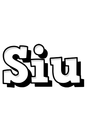 Siu snowing logo