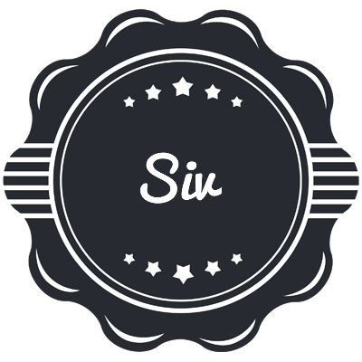 Siv badge logo