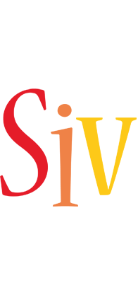 Siv birthday logo