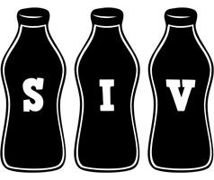 Siv bottle logo