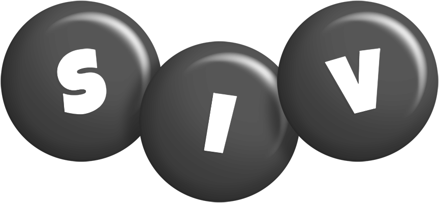 Siv candy-black logo