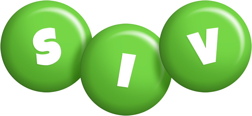 Siv candy-green logo