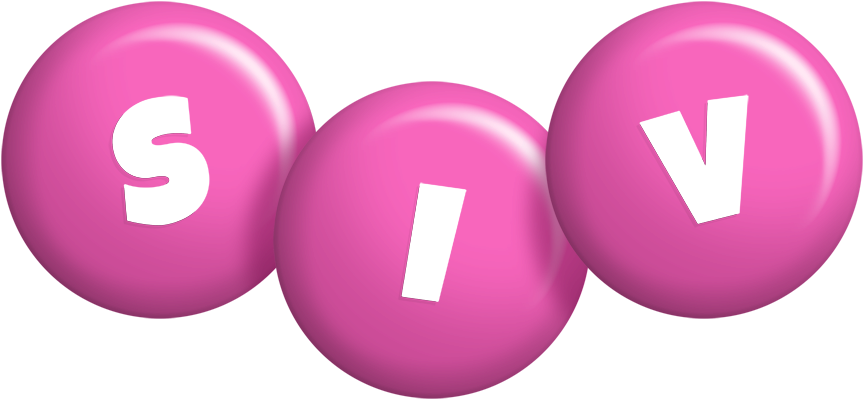 Siv candy-pink logo