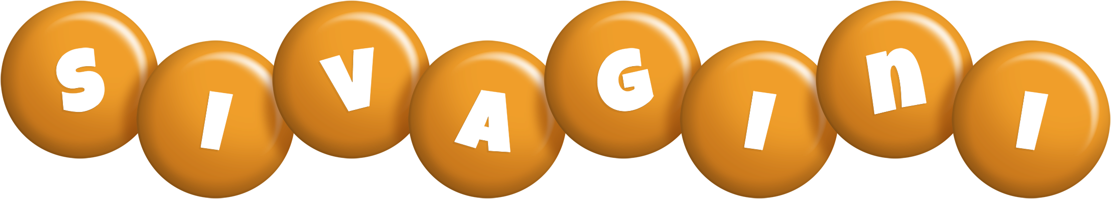 Sivagini candy-orange logo
