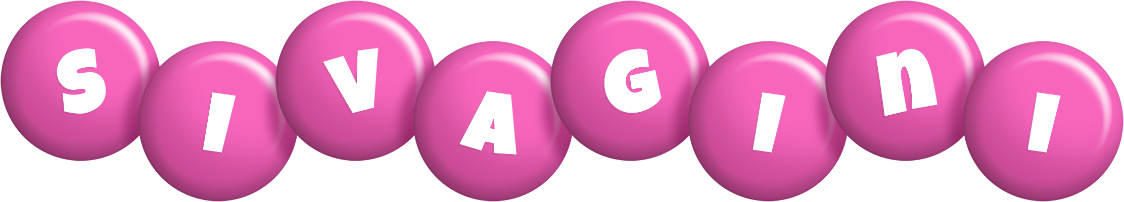 Sivagini candy-pink logo