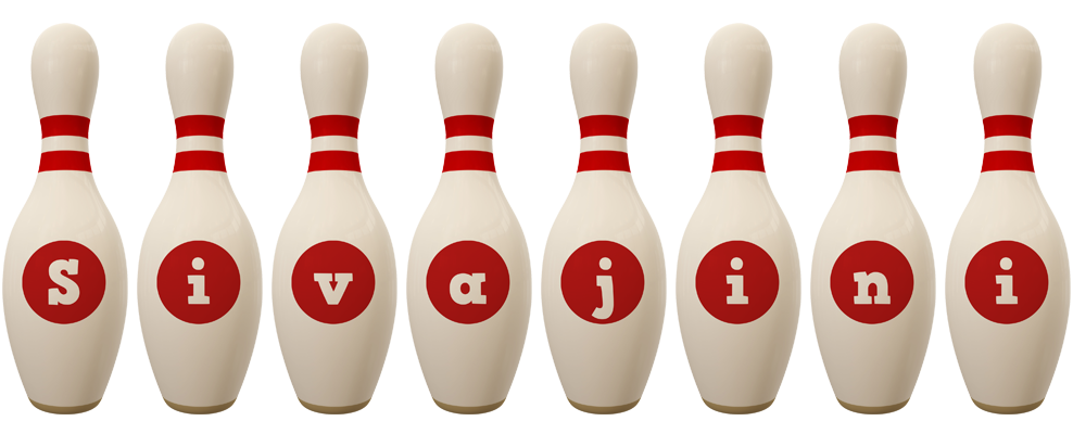 Sivajini bowling-pin logo