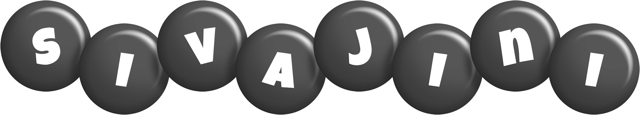 Sivajini candy-black logo