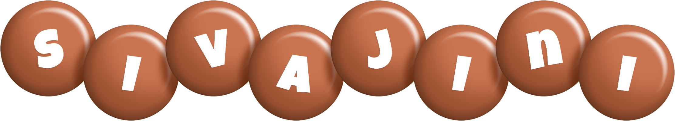 Sivajini candy-brown logo