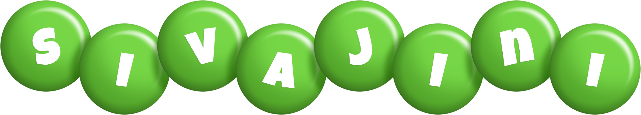 Sivajini candy-green logo