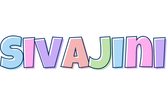 Sivajini pastel logo