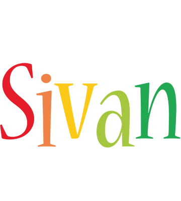 Sivan birthday logo