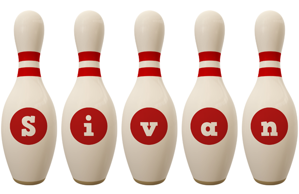Sivan bowling-pin logo