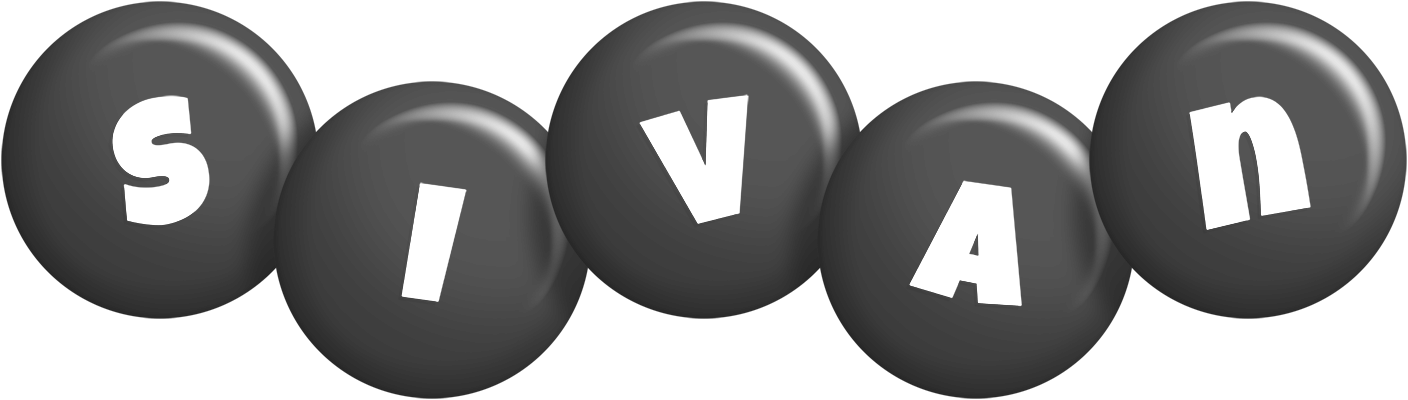 Sivan candy-black logo