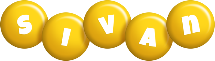 Sivan candy-yellow logo