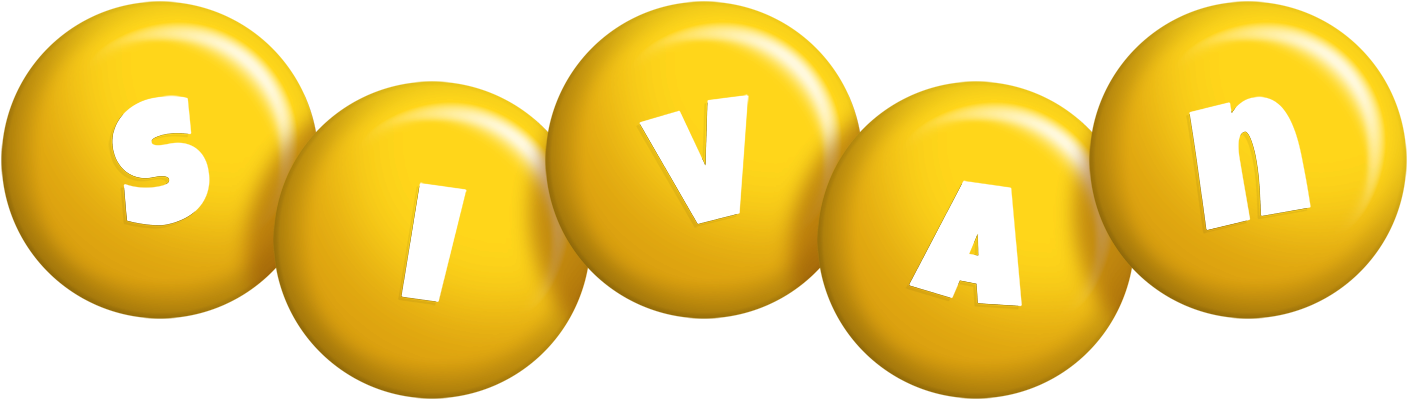 Sivan candy-yellow logo