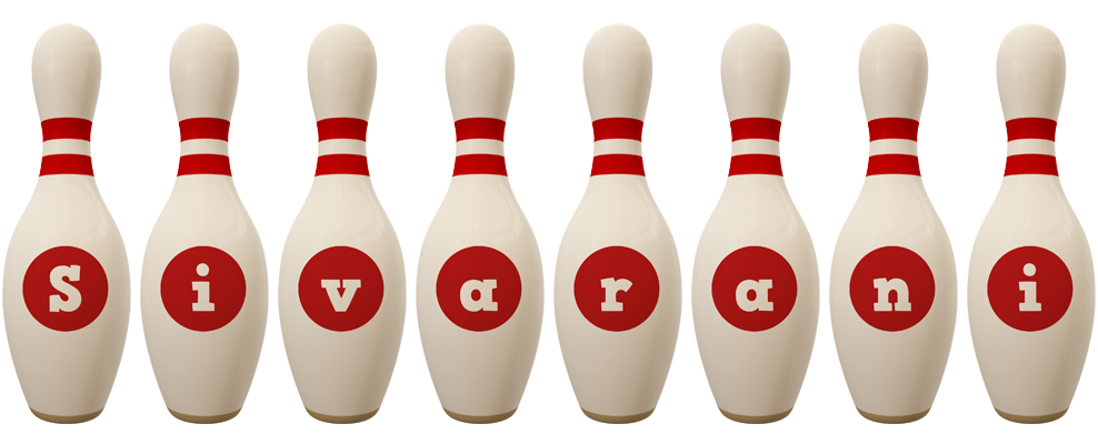 Sivarani bowling-pin logo