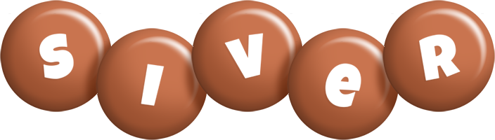 Siver candy-brown logo