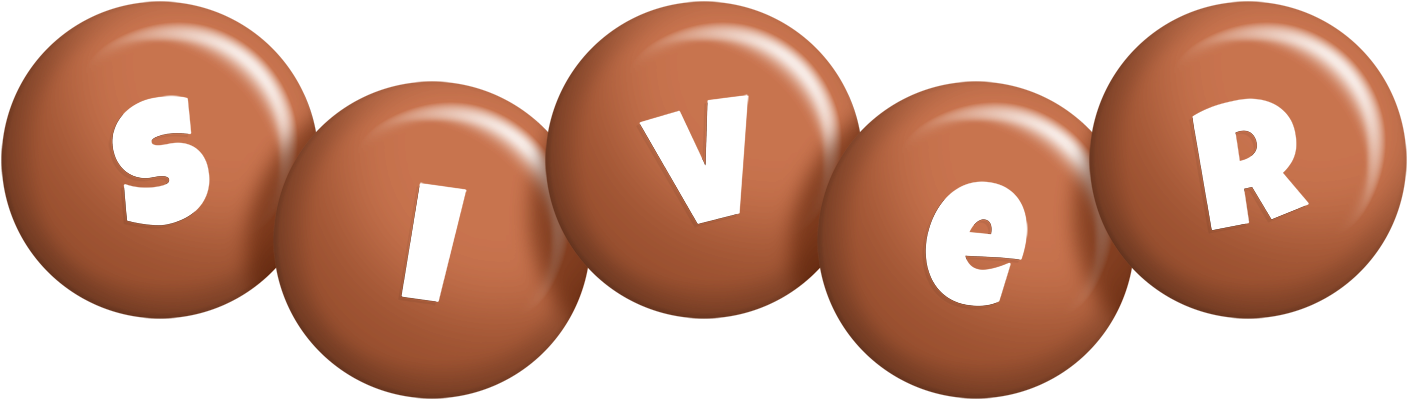 Siver candy-brown logo