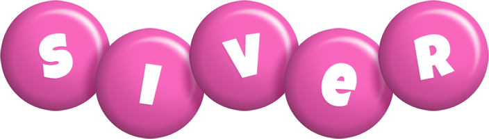 Siver candy-pink logo