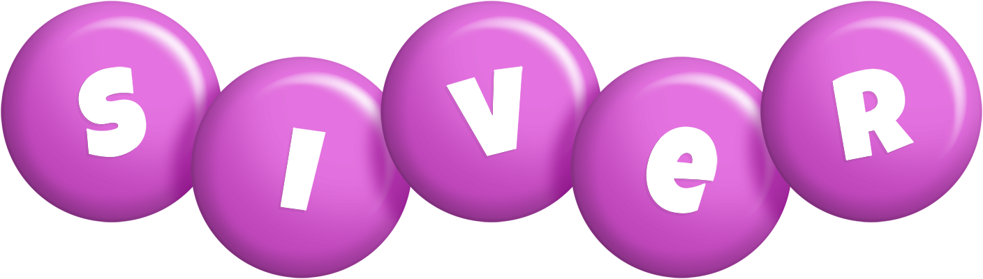 Siver candy-purple logo