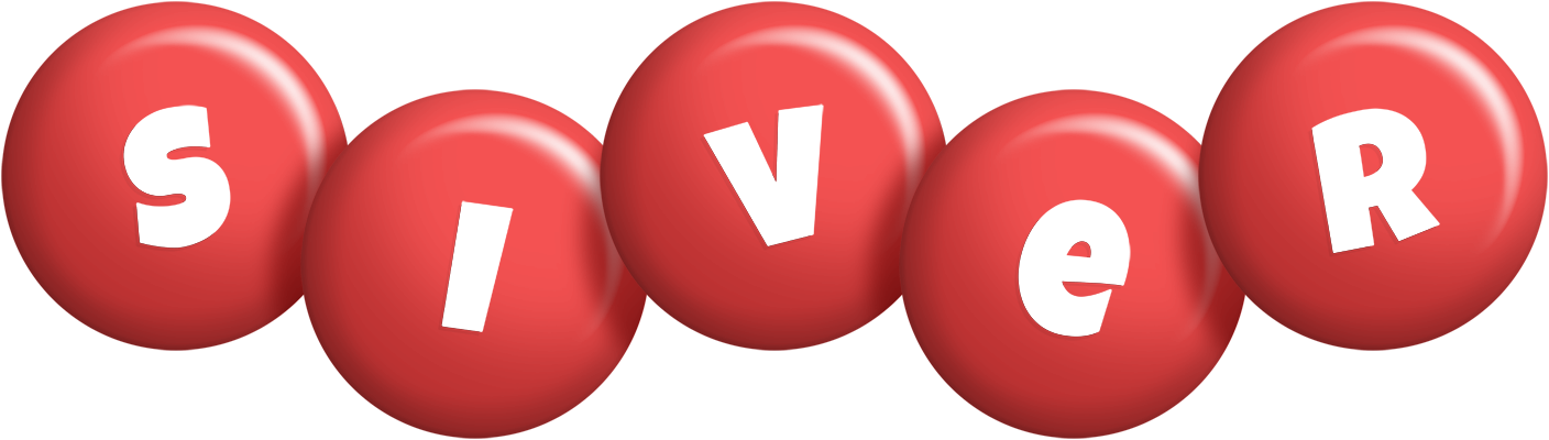 Siver candy-red logo