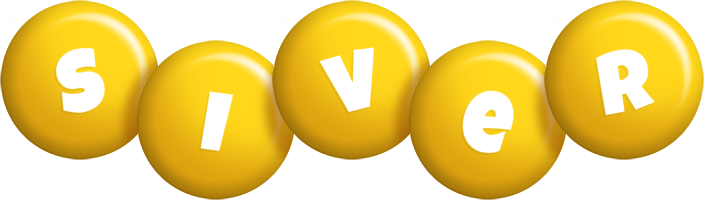 Siver candy-yellow logo