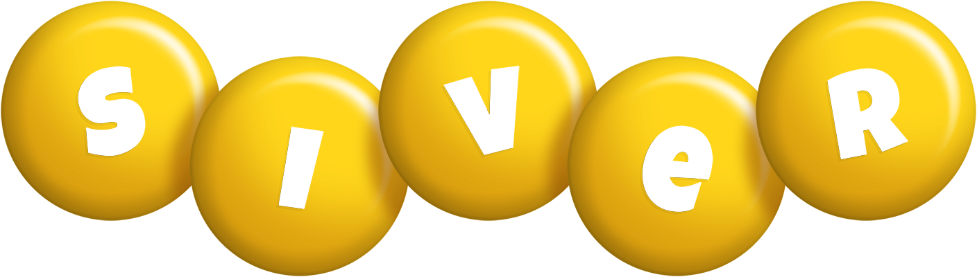 Siver candy-yellow logo