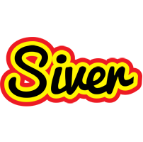 Siver flaming logo