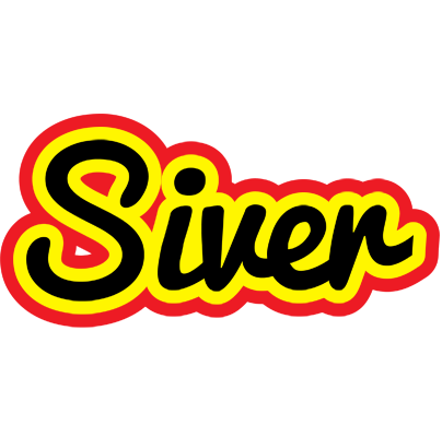 Siver flaming logo