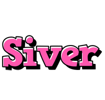 Siver girlish logo