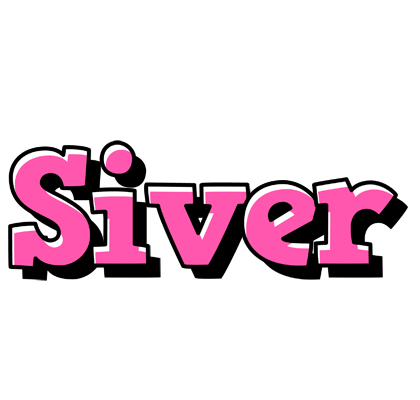 Siver girlish logo