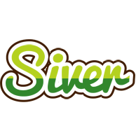 Siver golfing logo