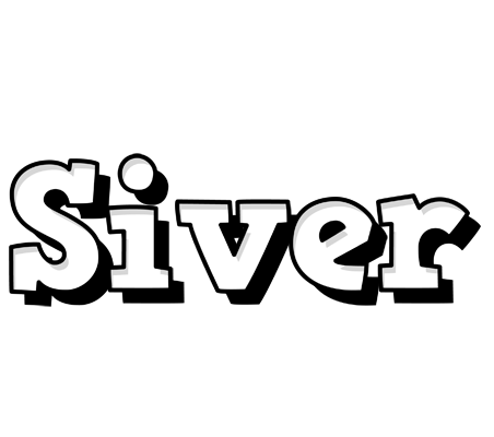 Siver snowing logo
